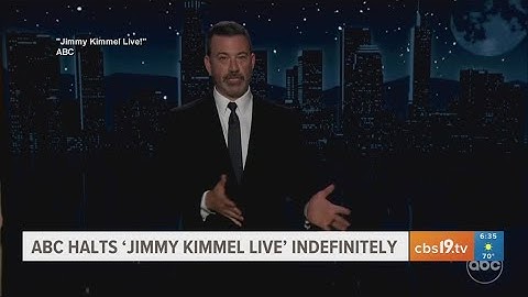 ABC pulling Jimmy Kimmel indefinitely after Charlie Kirk comments