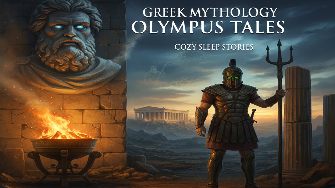Greek Mythology Lore: Cozy Olympus Tales & Heroic Legends | Music & Ambience