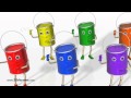Color songs  3d animation learning colors nursery rhymes for children