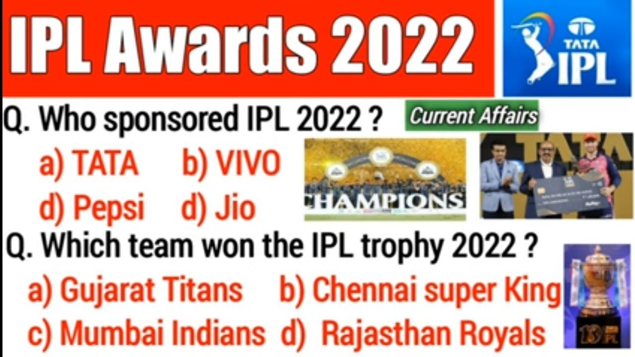 IPL 2022 Most Important GK Questions And Answers || IPL 2022 ||