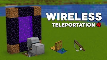 Easiest Wireless Teleportation Machine | 1.20 +