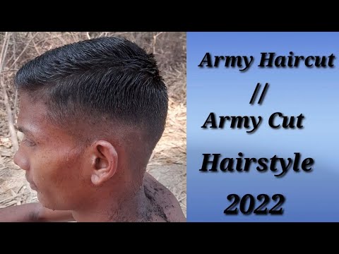 Army Haircut 2022 Army Cut Hairstyle 2022  How To Cut Army Hair Style Army  Haircut  YouTube