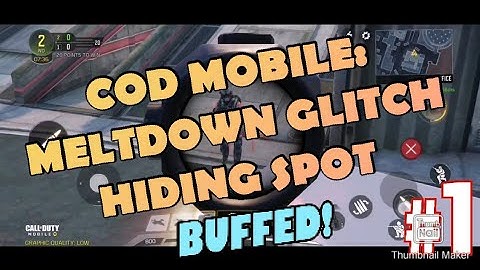 COD Mobile - TOP HIDING SPOT FOR NEW MAP MELTDOWN (SEASON 5 GLITCH)