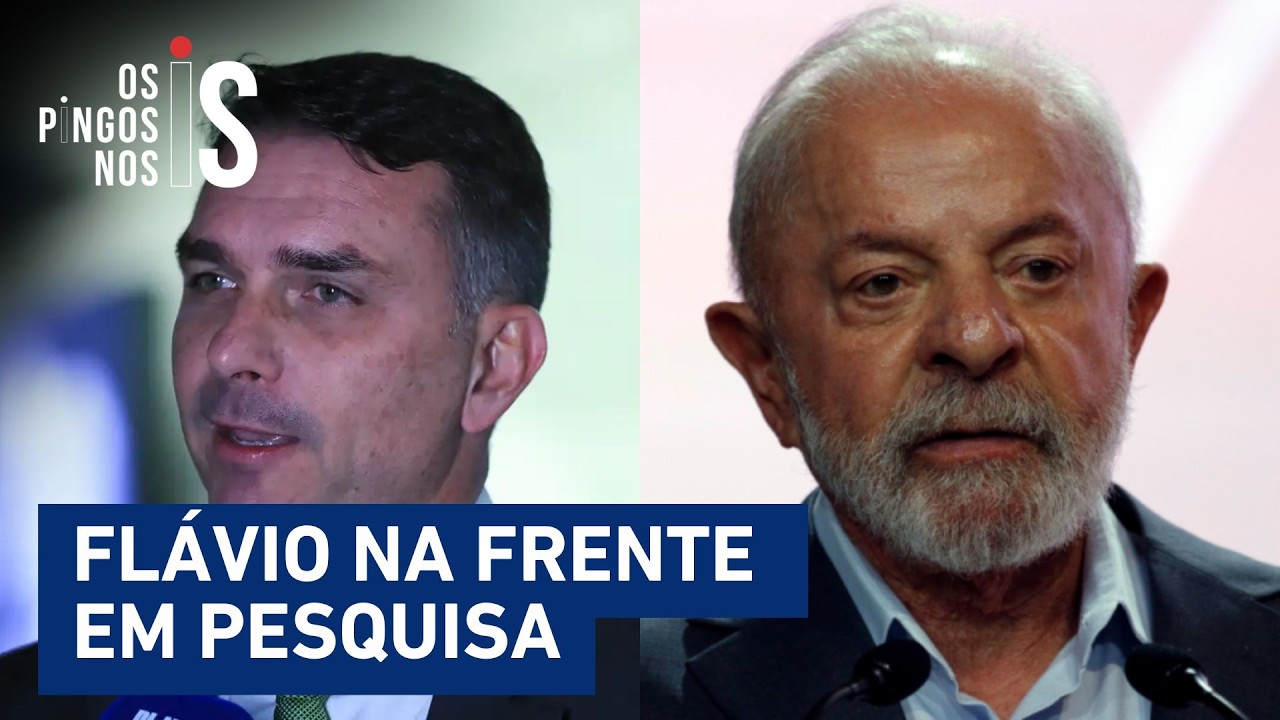 Real Time: Flávio Bolsonaro lidera 1º turno com 39% e Lula aparece com 35%