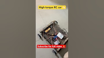 High torque RC car model using relay and ps5 controller👍🏻👏🏻#hashincludeelectronics #esp32 #rccar