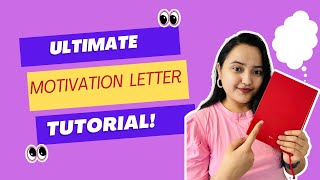 How I Won The Erasmus Mundus | Write The Best Motivation Letter (THE ONLY VIDEO You Need To Watch)