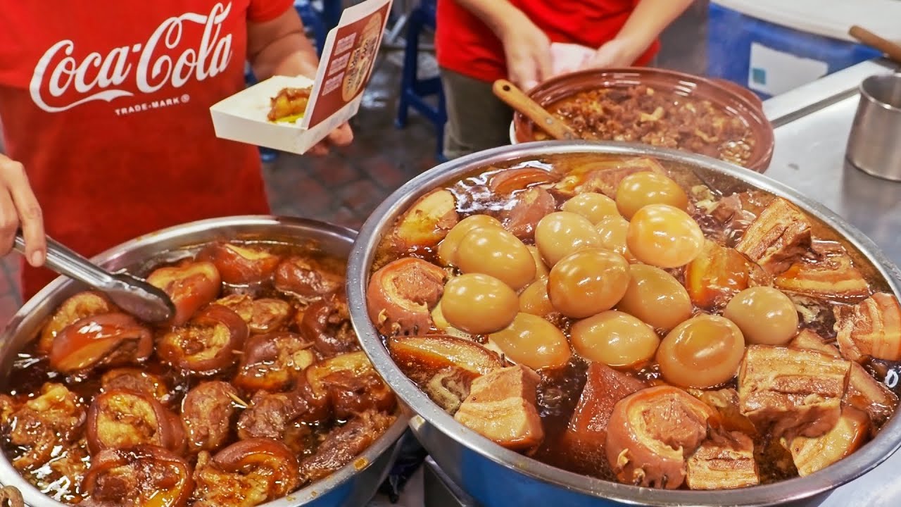 ⁣The Most Delicious Braised Pork Rice in Market, Braised Pork Belly Making/市場最強控肉！李海魯肉飯, 控肉製作-第二市場美食