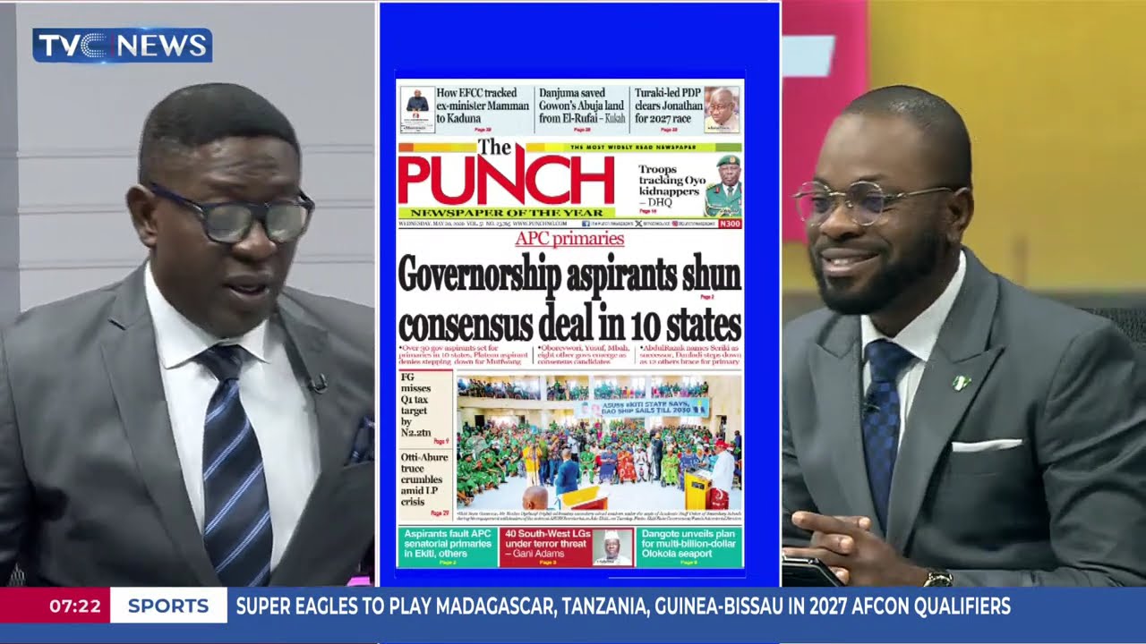 TVC Newspaper Review: I Didn't Buy Form To Be Atiku's Running Mate - Amaechi