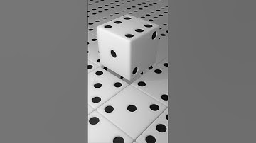 Cyclic Movement of Dice. Loop animation