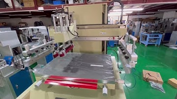Flatbed Screen Printer with Panasonic PLC and Servo Motor model SP-5070PLC