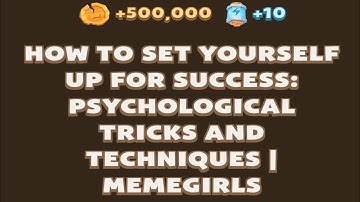HOW TO SET YOURSELF UP FOR SUCCESS:PSYCHOLOGICAL TRICKS AND TECHNIQUES | Memefi New Video Code