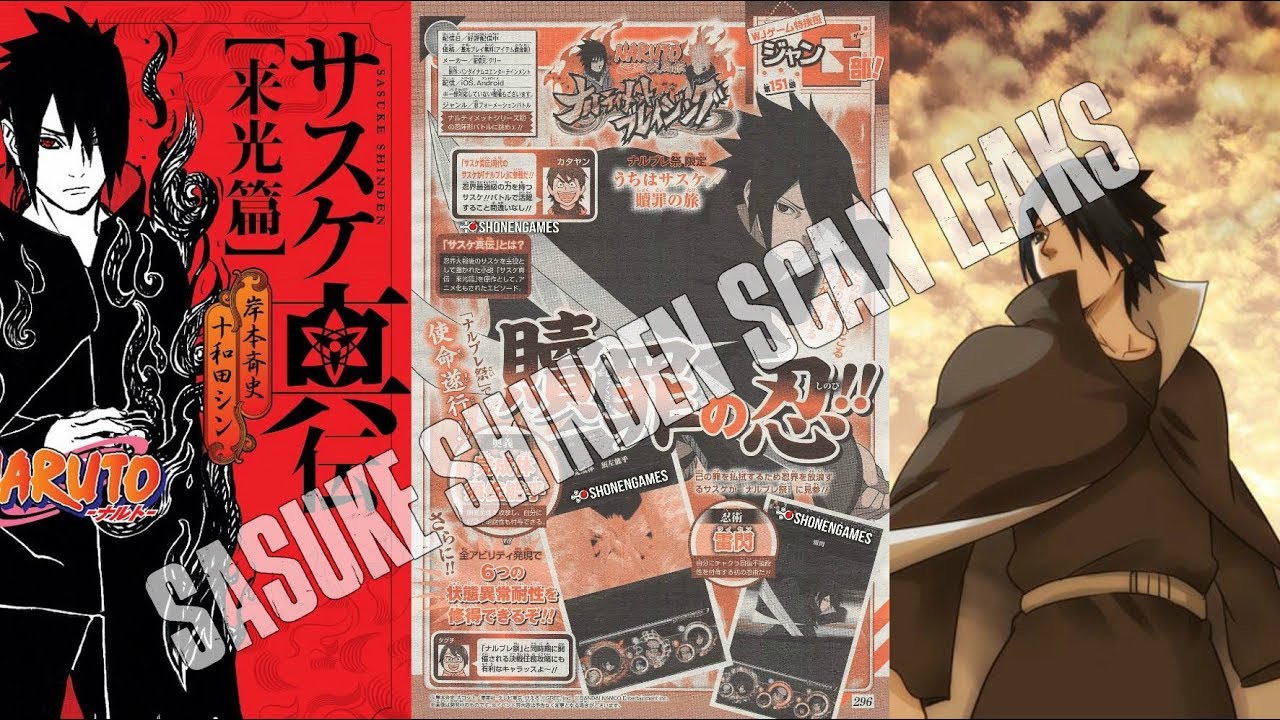 Sasuke Shinden Scan - Naruto Blazing Leaks