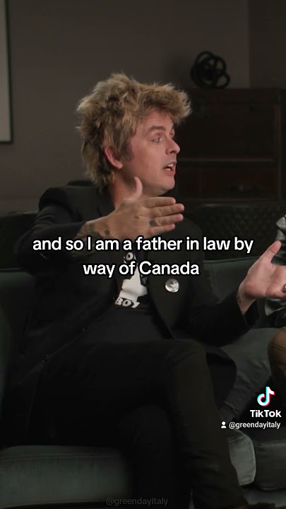 Billie Joe Armstrong explains how he's now partly Canadian 🤔 #greenday #billiejoearmstrong