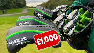 I bought the £1,000 TaylorMade golf package set!