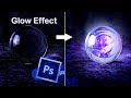 Glow effect crystal ball | Adobe Photoshop