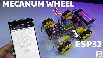 ESP32 WiFi Mecanum Wheel Robot – Full Build & Web Control Tutorial | Robot Lk