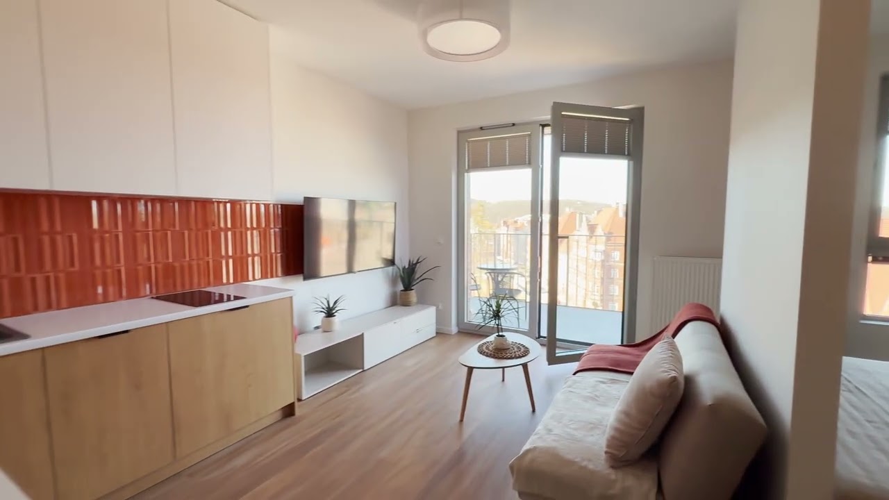 Modern 30m2, next to Electricians, view of the Cranes - Квартира - Оренда - Gdańsk, Śródmieście