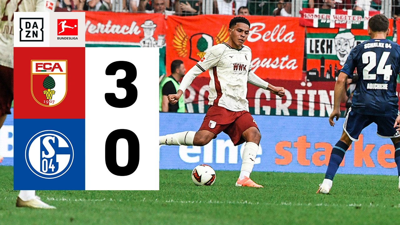 Resumen: Augsburg vs Schalke 04 (3-0) | Resumen y goles | Highlights Bundesliga
