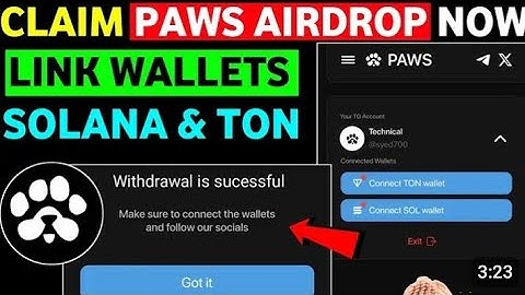 Paws Airdrop Claim | Paws Airdrop Verify Yourself | Paws New Update Today | Paws Airdrop Withdrawal