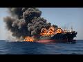 15 Minutes Ago! Two Largest Cargo Ships Were Blown Up by US F-35 Fighter Jets. Look What Happened!