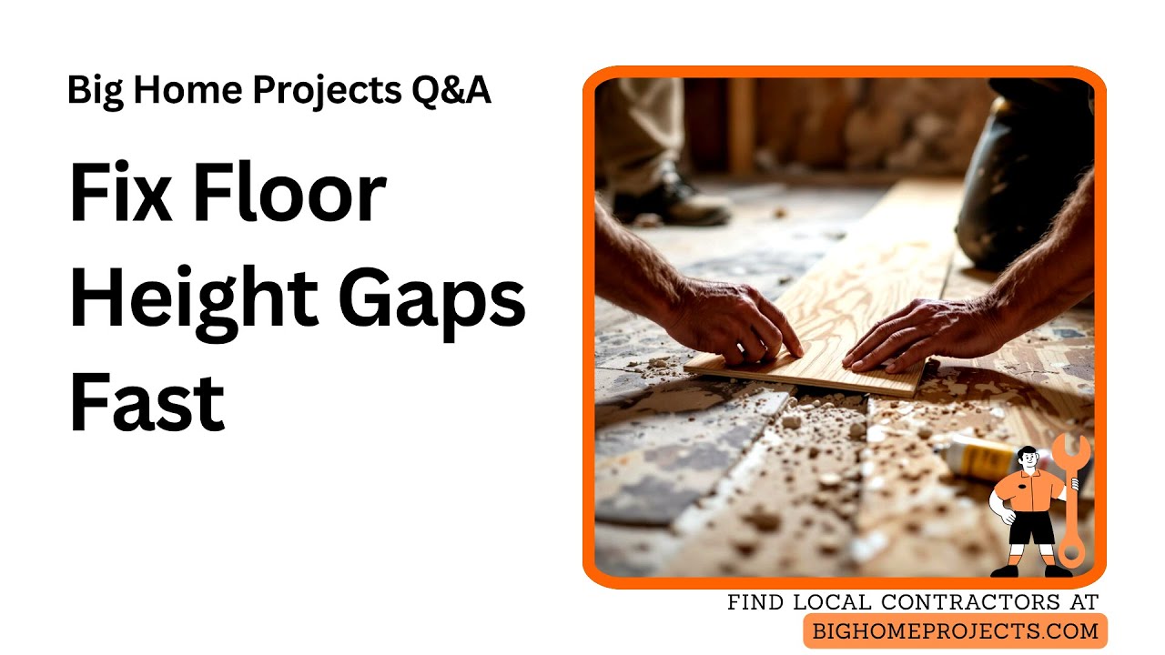 Feathered Underlayment Reducer For Tile Height Gaps