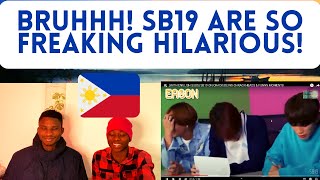 REACTION TO SB19 ON CRACK BEING CRACKHEADS \& FUNNY MOMENTS | THEY'RE SOOOO FUNNYYY!!