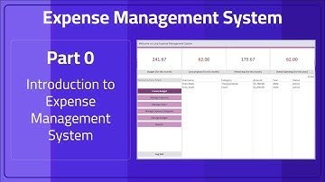 Expense Management System | Part 0 Introduction