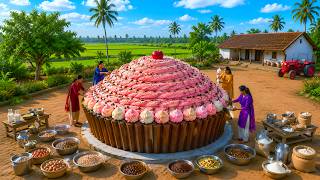 World's Biggest Cupcake 🧁😱 | 4 Indian Girls Bake a Giant Cupcake | Tractor Adventure Movie