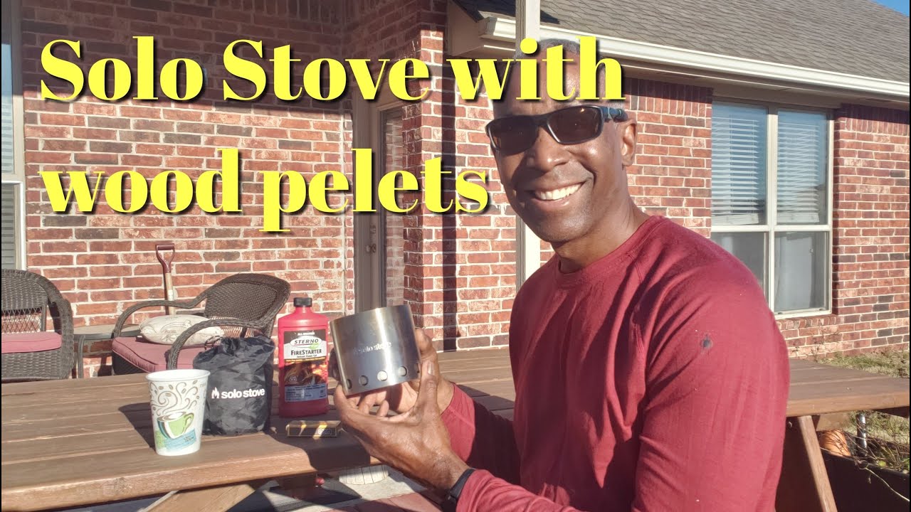 Using a Solo Stove with wood pellets - YouTube