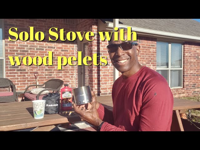 Using a Solo Stove with wood pellets - YouTube