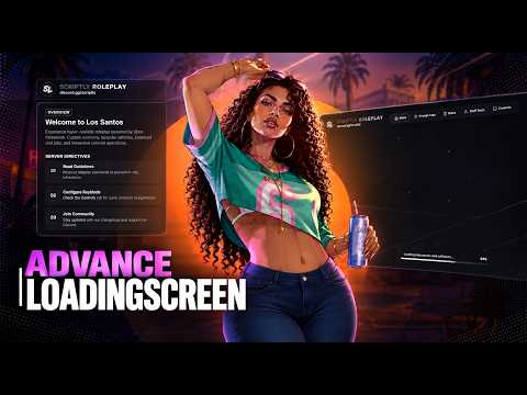 FiveM Loading Screen | Modern & Clean FiveM Server Loading Screen