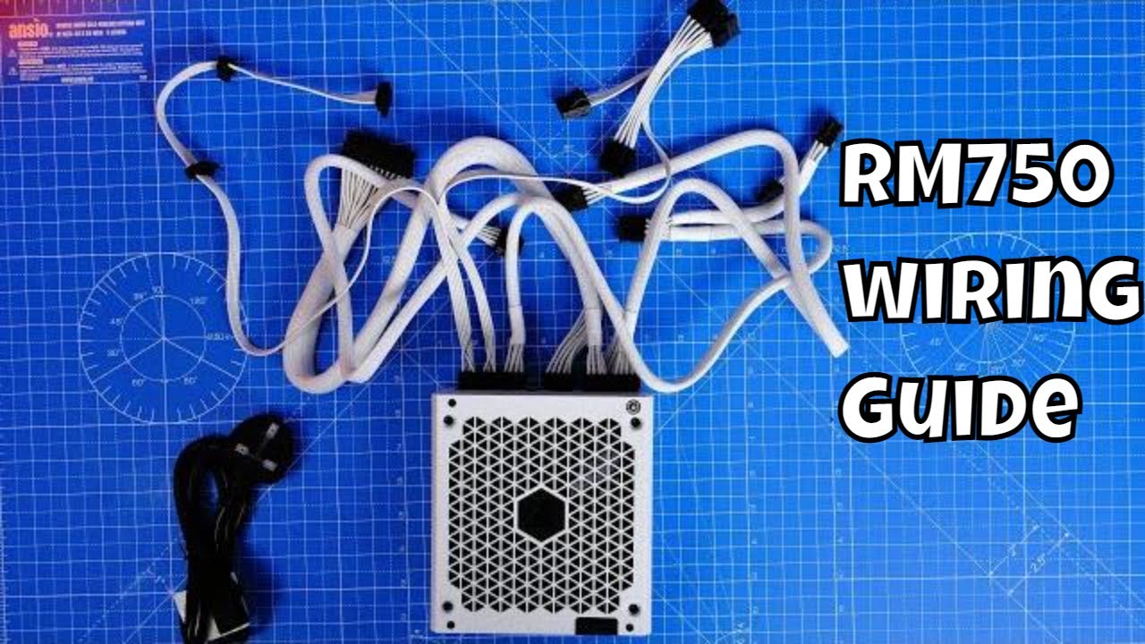Corsair RM750 power supply install guide (how to setup your RM750 PSU) YouTube