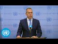 Israel on the Admission of New Members to the Security Council - Media Stakeout | United Nations