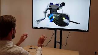 Leapmotion - Engine Disassembling