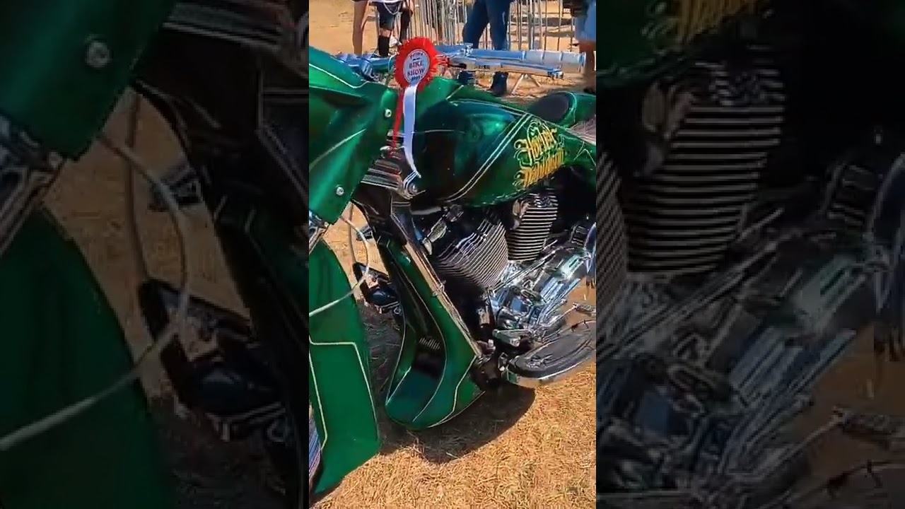 beautiful green colour Road King 