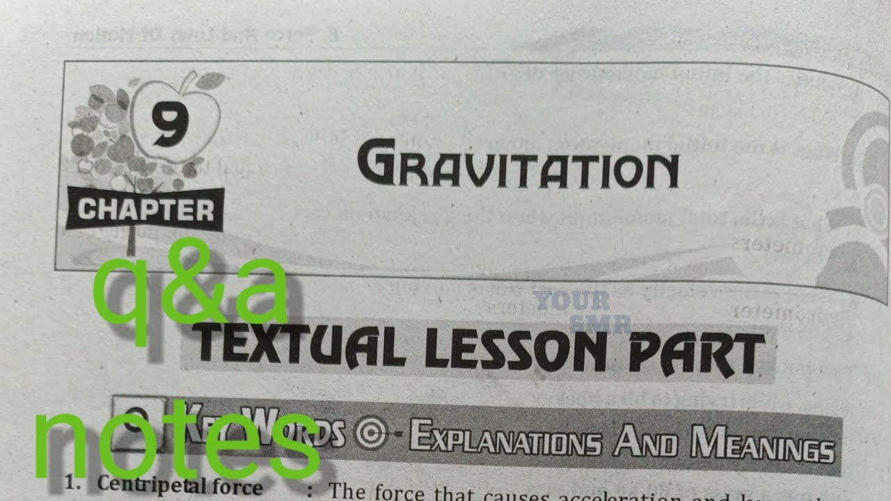 9th-class-physical-science-9th-lesson-gravitation-question-and-answers