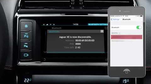 Jaguar XE InControl Touch Pro Bluetooth Pairing