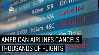 Passengers Frustrated as American Airlines Cancels Thousands of Flights | NBCLA