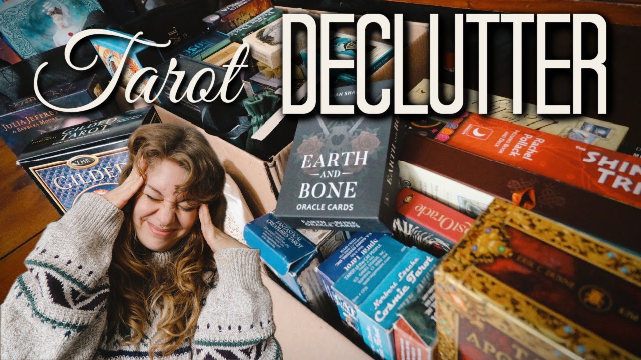 Everything I Decluttered // DECKS FOR SALE // Tarot Collection and Declutter Series