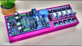 [DIY] Powerful Amplifier Board using NJW0281 &amp; NJW0302 - NEW TBM FULL FEATURE #cbzproject