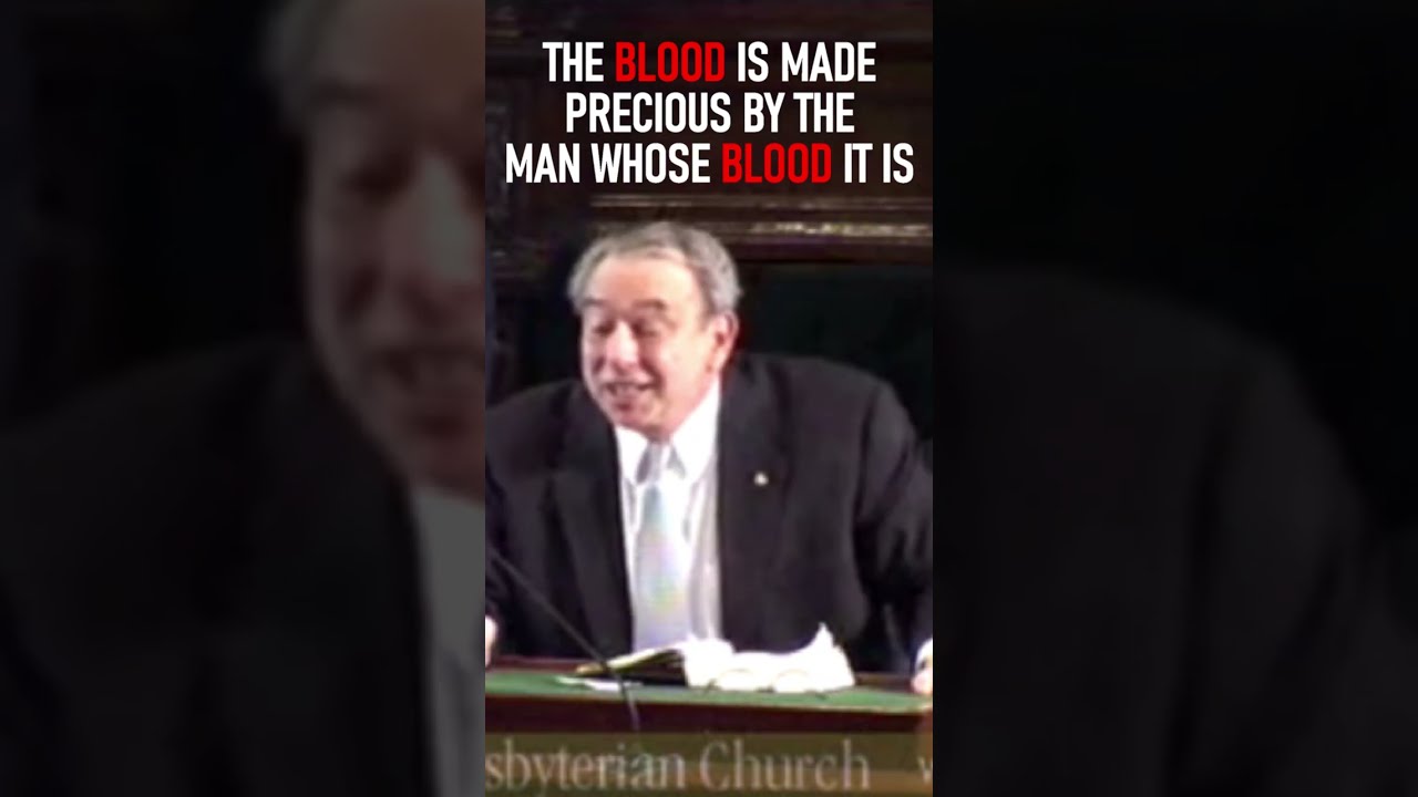 The Blood Is Made Precious By Ihe Man Whose It Dr R C Sproul Sermon Shorts Jesus