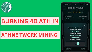 Burning 40 ATH in Athene Network Mining | Boost Athene Mining