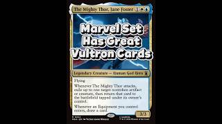 I'm excited to use these new equipment cards, Thor's Hammer is my favorite! #mtgcards #avangers #mtg