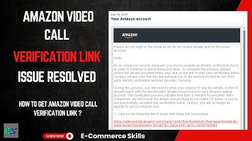 Amazon Video Call Verification Issue Resolved | How To Get Video Call Link from Amazon