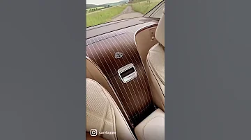 2021 Mercedes-Maybach S580 Interior ft. Silver Champagne Cups