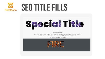 Special Title Fills Weebly tutorial - OctoMono