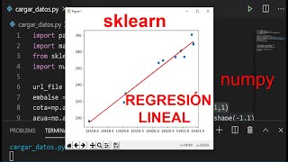 3. Python 3: Regresión Lineal || modulo sklearn y numpy