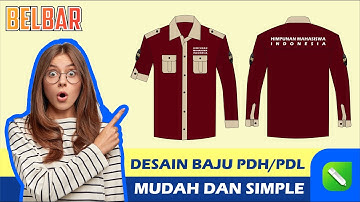 CARA DESAIN BAJU PDH / WEARPACK DI CORELDRAW
