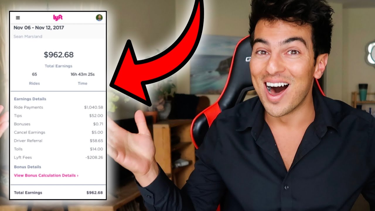 Real Earnings From TWO WEEKS As A Lyft Driver!