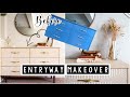 Entryway MAKEOVER On Budget | Anthropology Dresser inspired | Mariam Hamdoun